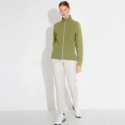 W Carden Midlayer Jkt Grön-Abacus Sale