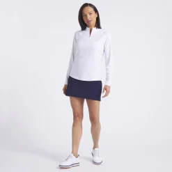 W Houndstooth 1/4 Zip-Puma