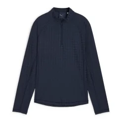 W Houndstooth 1/4 Zip-Puma Hot