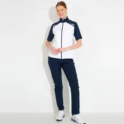 W Lanark Stretch Windshirt Vit-Abacus Hot