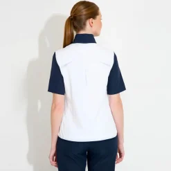 W Lanark Stretch Windshirt Vit-Abacus Hot