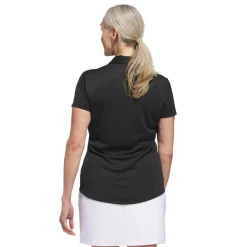 W Solid Performance Short Sleeve Polo Shirt Svart-Adidas Clearance