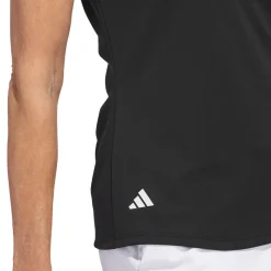 W Solid Performance Short Sleeve Polo Shirt Svart-Adidas Clearance