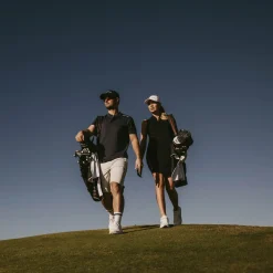 W Tech Dress Zip Collar Svart-Bogeys & Birdies Discount