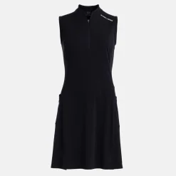 W Tech Dress Zip Collar Svart-Bogeys & Birdies Discount