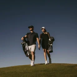 W Tech Dress Zip Collar Svart-Bogeys & Birdies Discount