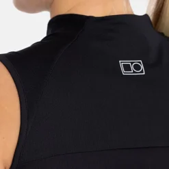 W Tech Dress Zip Collar Svart-Bogeys & Birdies Discount