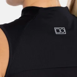 W Tech Dress Zip Collar Svart-Bogeys & Birdies Discount