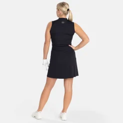 W Tech Dress Zip Collar Svart-Bogeys & Birdies Discount