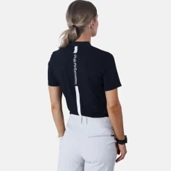 W Turf Zip Ss Svart-Peak Performance