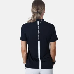 W Turf Zip Ss Svart-Peak Performance