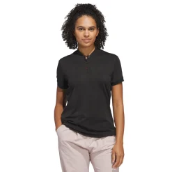 W Ultimate Diamond Jacquard Polo Shirt Svart-Adidas New