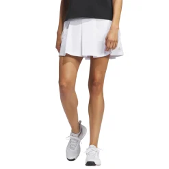 W Ultimate Tour Pleated Skirt Vit-Adidas Clearance