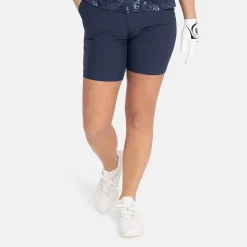 W 4-Way Stretch Short Blå-Bogeys & Birdies New