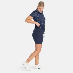 W 4-Way Stretch Short Blå-Bogeys & Birdies New