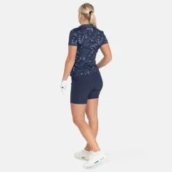 W 4-Way Stretch Short Blå-Bogeys & Birdies New