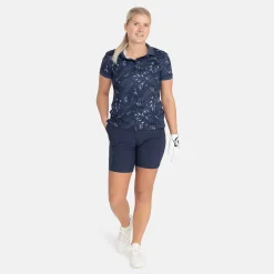 W 4-Way Stretch Short Blå-Bogeys & Birdies New