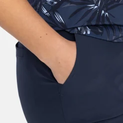 W 4-Way Stretch Short Blå-Bogeys & Birdies New