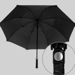 Wind Proof Umbrella Svart-Lyle & Scott Sale