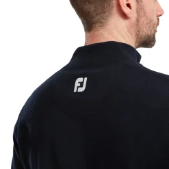 Wool Blend 1/2 Zip Blå-FootJoy Best