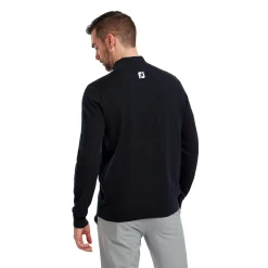 Wool Blend 1/2 Zip Blå-FootJoy Best