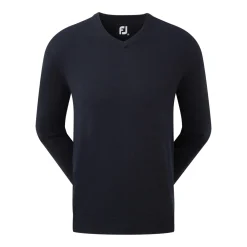 Wool Blend V-Neck Blå-FootJoy Best