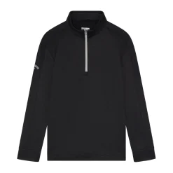 Youth Ls 1/4 Zip Hex Fleece Svart-Callaway Clearance