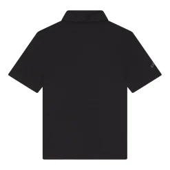 Youth Unisex Solid Polo Svart-Callaway
